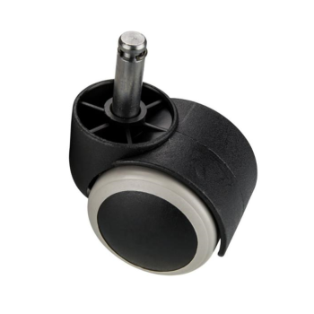 Kółko obrotowe gumowe T B-10 50mm, trzpień Ø10 długość 30mm, ATM